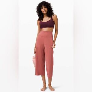Lululemon Align Wide-Leg Crop 23” Soft Cranberry (Size 6)